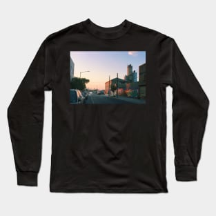 Pastel Dusk in Brooklyn Long Sleeve T-Shirt